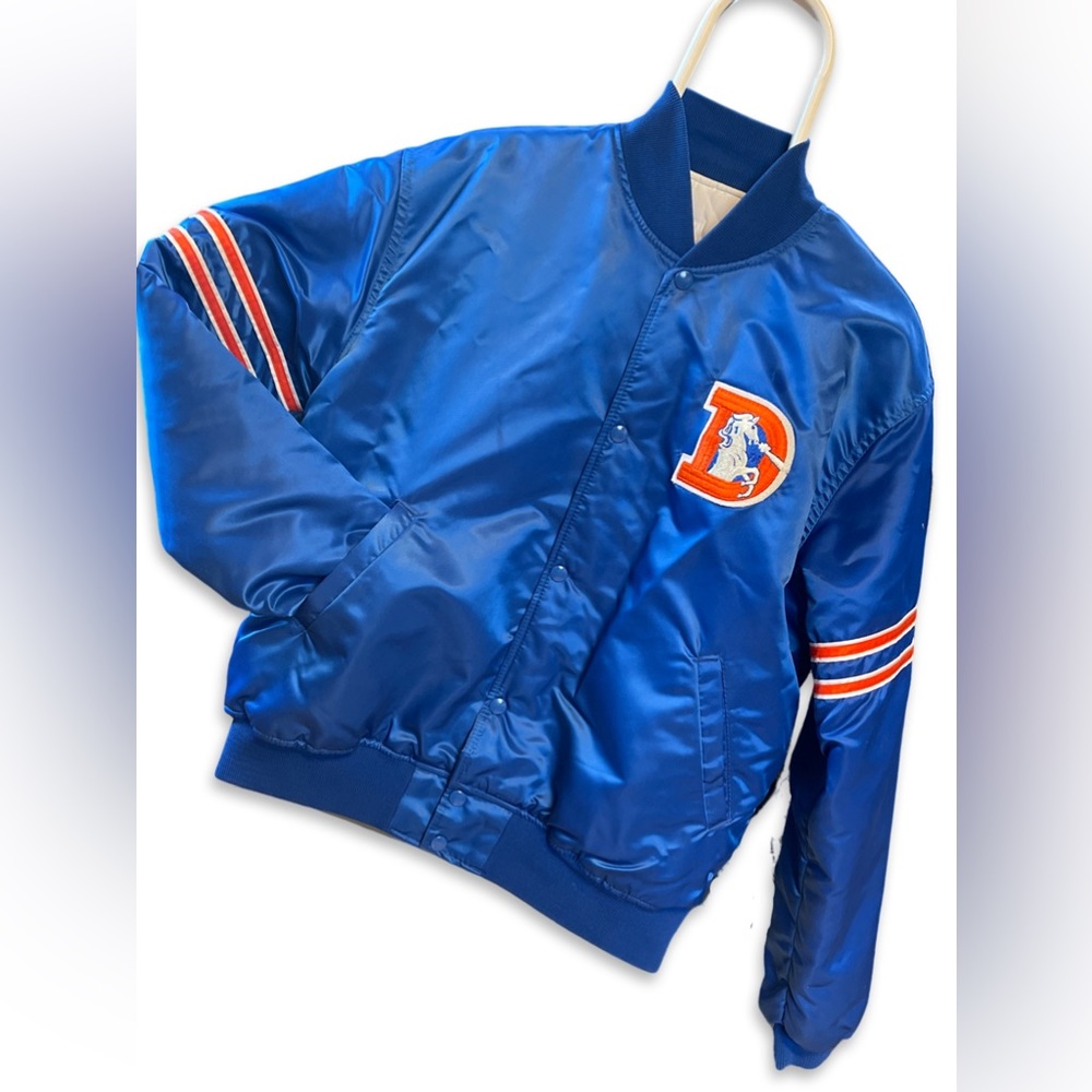 COPY - Mens Vintage Denver Broncos starter Bomber jacket - size L